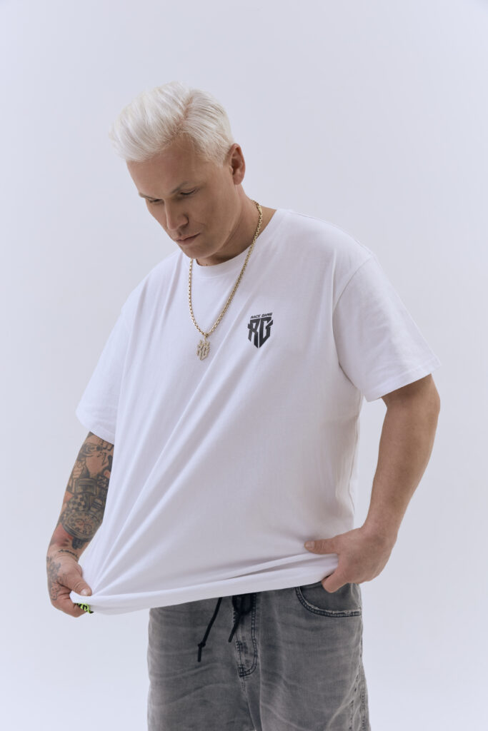 It’s Time T-shirt biały bawełniany z krótkim rękawem