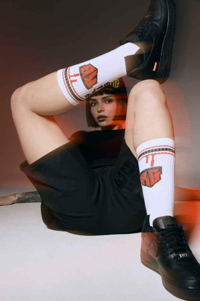 RG Long Socks Skarpety bawełniane długie białe