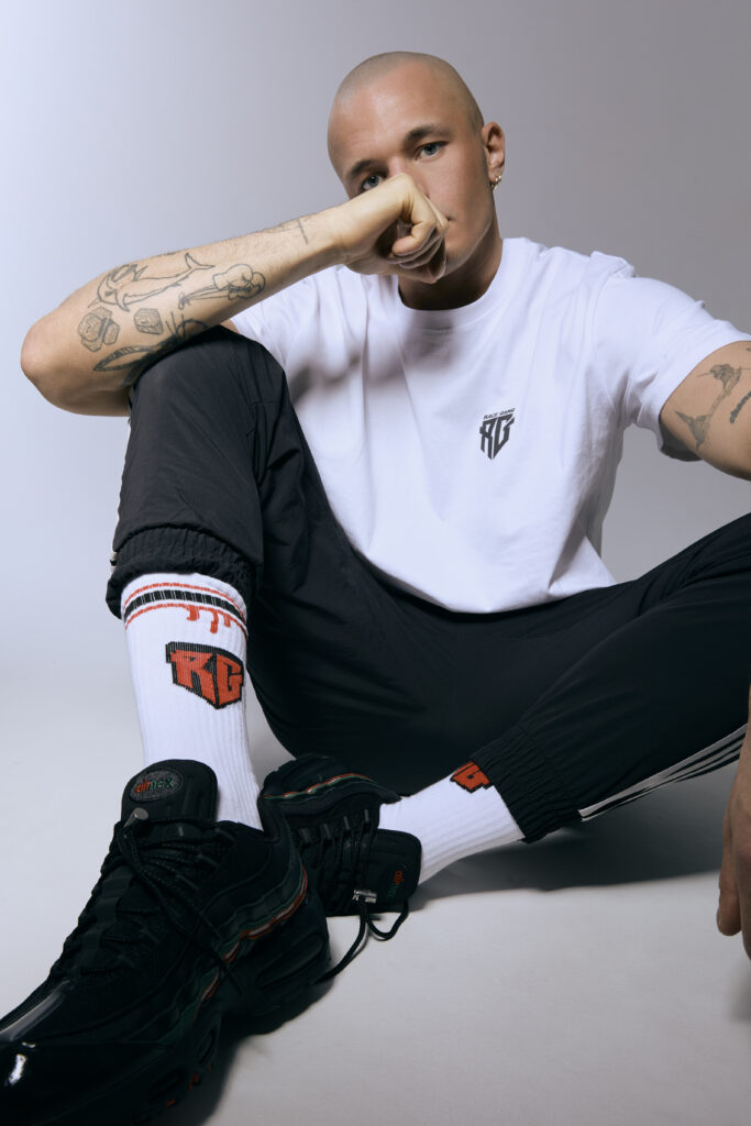 RG Long Socks Skarpety bawełniane długie białe